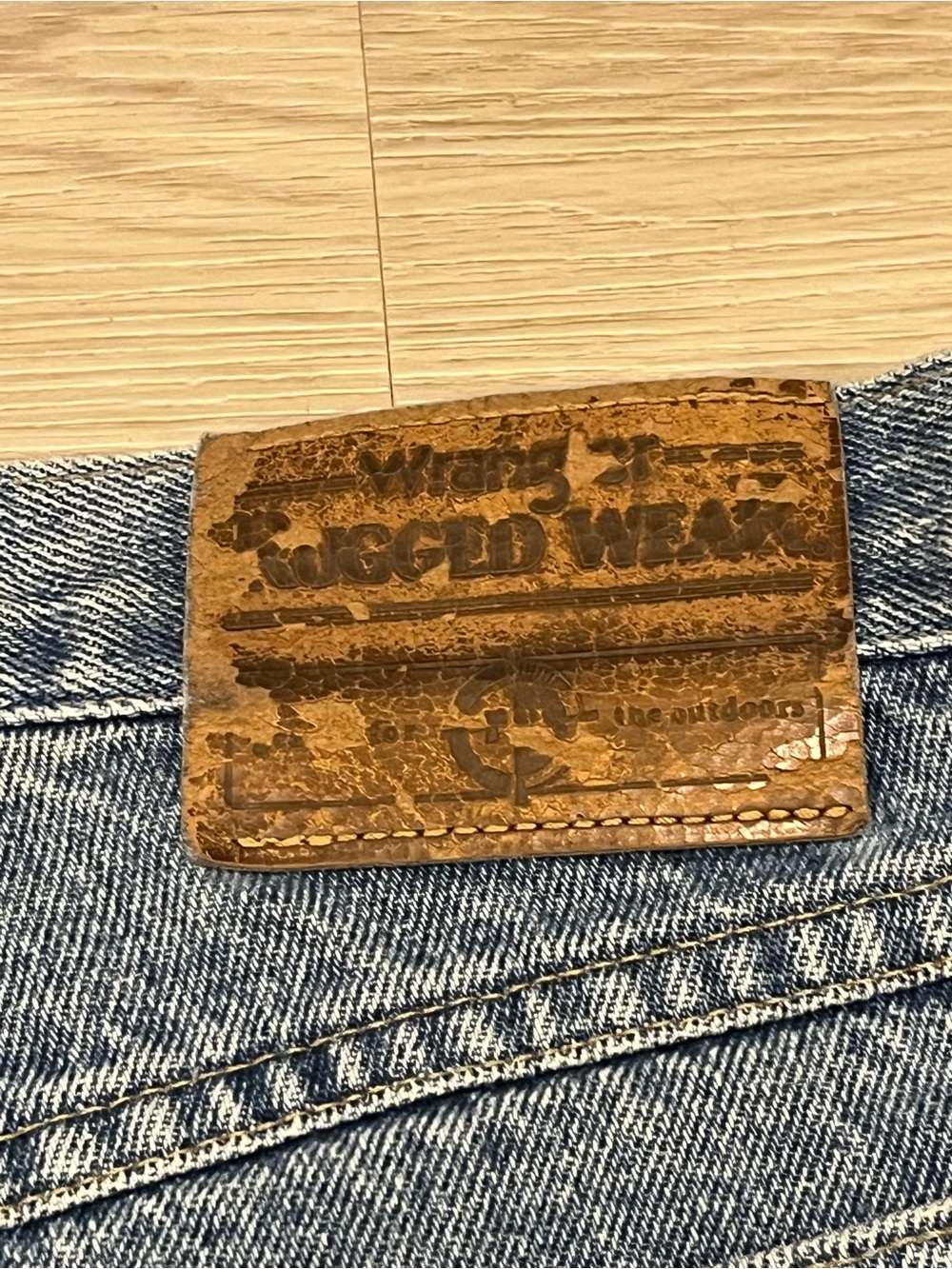Vintage Wrangler Blue Denim Pants MADE IN USA